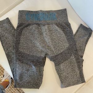 NEW GYMSHARK GREY high waisted LEGGINGS